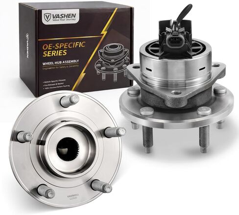 Pair 513206 Front Wheel Bearing Hub Assembly, Fit for Chevy Cobalt 2005-2010, HHR 2006-2011, for Saturn Ion 2003-2007, for Pontiac G5 2007-2010, Pursuit 2005-2006, 5 Lugs w/ABS in Kuwait