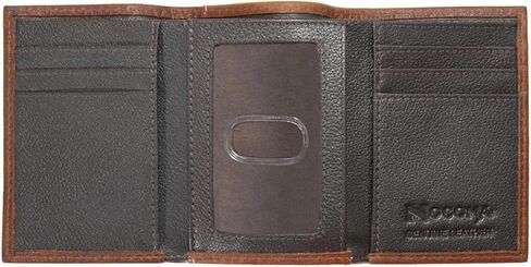 Nocona Belt Co. Men's Ostrich Leather Trifold Wallet in Saudi Arabia