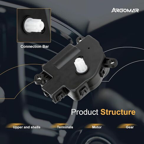 HVAC Blend Door Actuator 604-024 Compatible with Chrysler 300 2008-2023, Chrysler Town & Country 2008-2016, Dodge Challenger 2008-2023 in Saudi Arabia