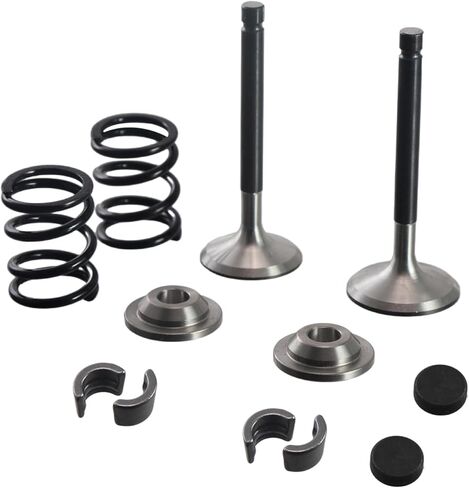 صمام من الفولاذ المقاوم للصدأ مع مثبتات من التيتانيوم طقم زنبركات 26 رطل لمحرك Predator 212cc Hemi ومحرك جديد غير Hemi in Kuwait