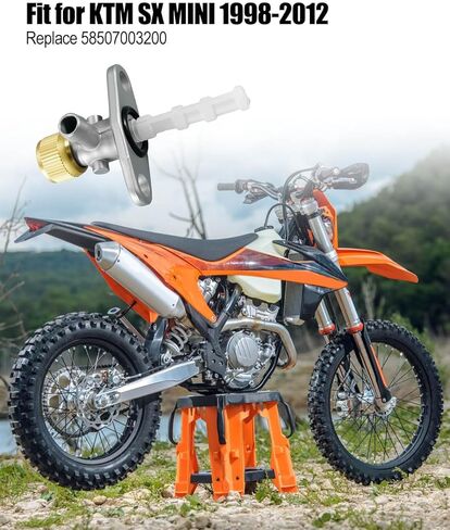 صمام بيتكوك وقود الغاز 58507003200 مناسب لـ KTM SX MINI JR SR 1998-2012، مفتاح خزان الوقود الغاز بيتكوك in Kuwait