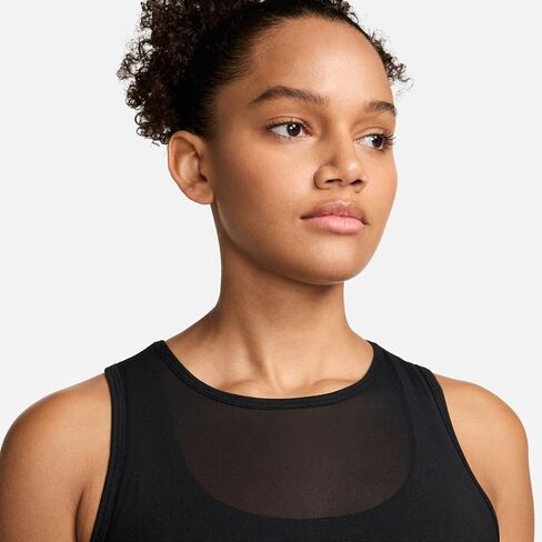 Nike Pro Mesh Tank Top (Black) Size Medium in Saudi Arabia