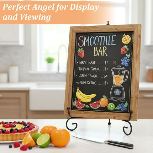 MAQUITA 10 Pack Iron Display Stands 10 Inches Plate Picture Stands for Display Black Metal Foldable Easel Stand Decorative for Frame Book Card Artwork Book Collection Foldable Easel Stand Decorative in Saudi Arabia