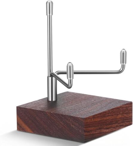 Wood Display Stand with Adjustable Metal Arms Gold Decorative Plate Stand Easel Holder Small Rock Crystal Collectibles Holder for Displaying Picture Mineral Fossil Coral in Saudi Arabia