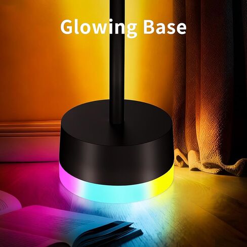 مصباح أرضي LED من KSIPZE، مصابيح أرضية زاوية RGB+IC مع جهاز تحكم عن بعد، زر، التحكم في التطبيق 16 مليون لون، 200+ مشهد، مزامنة الموسيقى، مصباح زاوية LED ذكي DIY لغرفة النوم in Saudi Arabia