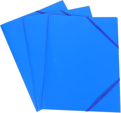Lurrose Folding Document Organizer Folder with Elastic Band Multi-Functional File Pouch for Office School Storage 12.4X9.45In in Saudi Arabia