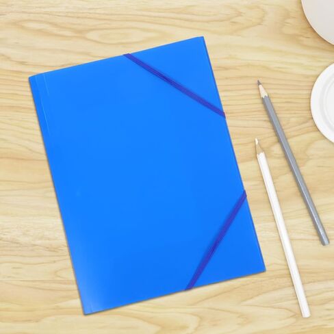 Lurrose Folding Document Organizer Folder with Elastic Band Multi-Functional File Pouch for Office School Storage 12.4X9.45In in Saudi Arabia