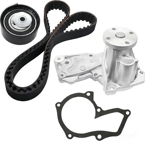 Engine Timing Belt Kit with Water Pump Fit for Ford Escape 2013-2016,for Fiesta 2011-2019,for Fusion 2013-2014,for Transit Connect 2014-2016, 1.6L L4,Replace BE8Z-6268-C BE8Z-6K254-A in Saudi Arabia