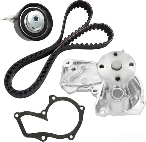 Engine Timing Belt Kit with Water Pump Fit for Ford Escape 2013-2016,for Fiesta 2011-2019,for Fusion 2013-2014,for Transit Connect 2014-2016, 1.6L L4,Replace BE8Z-6268-C BE8Z-6K254-A in Saudi Arabia
