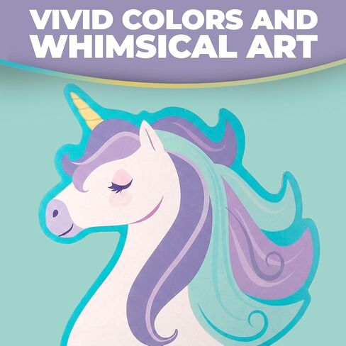 Fun Express 44" x 4 ft. 6" Rainbow Unicorn Cardboard Cutout Stand-Up in Saudi Arabia