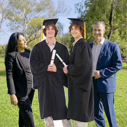 Custom Life Size Cardboard Cutout 1-8ft Personalized Graduation Standee High Resolution Photo Props for Wedding, Birthday Celebration Decor Upload Your Photo Photo Gifts in Kuwait