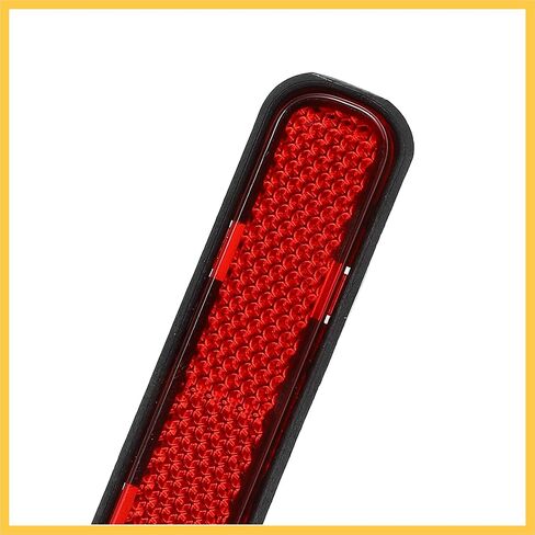 Front Lower Fork Reflector Sticker Rear Saddlebag Reflective Cover Universal Oval Red 2 Pcs Auto Replacement Parts in Saudi Arabia