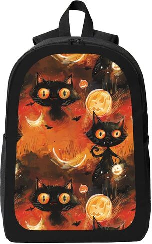 The Cat Wearing American Patriotic Backpack Game Bags Laptop Shoulder Bags Bookbag 17 Inch Large Travel Backpacks For Men Women in Saudi Arabia