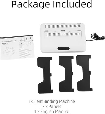 آلة ربط حرارية، آلة ربط الكتب، جهاز ربط حراري لا يوجد وقت تسخين مسبق، مجلد كهربائي بحجم A4/A5/Letter، مستندات الأعمال والمكتب والمنزل والمدرسة، سمك الربط 1-60 مم in Kuwait