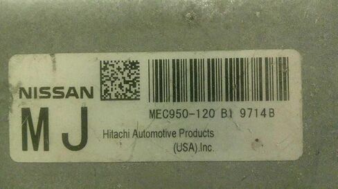 Engine ECM Control Module 2.0L MT 2010 Compatible with Nissan SENTRA MEC950-120 B1 MEC950120B1 in Saudi Arabia