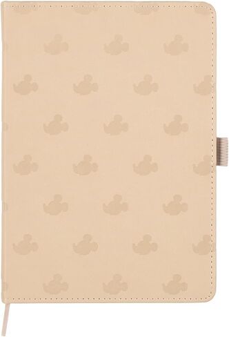 مجلة Happy Planner Disney Mickey Dot-Grid للمكتب أو المدرسة أو اليوميات، دفتر ملاحظات من الجلد النباتي، مقاس A5، 80 صفحة، إسبرسو in Kuwait