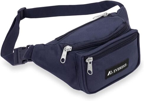 Everest Signature Waist Pack - Standard, Navy/Gray, One Size in Saudi Arabia