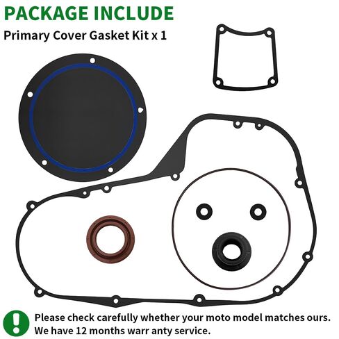 Clutch Primary Cover Gasket Kit Compatible with Touring Dresser Derby 1999-2006#11147 12052A in Saudi Arabia