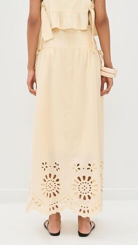Women's Laser Cut Maxi Skirt in Saudi Arabia