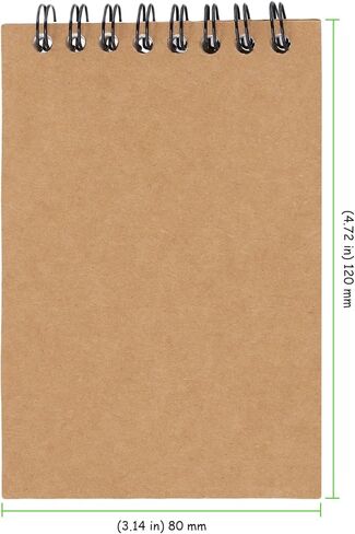 48 حزمة من وسادات المذكرات، 3 × 5 دفاتر ملاحظات صغيرة بجيب حلزوني، مقاس A7 دفاتر ملاحظات صغيرة حلزونية علوية، وسادات مذكرات صغيرة للمنزل والكلية والعمل in Saudi Arabia