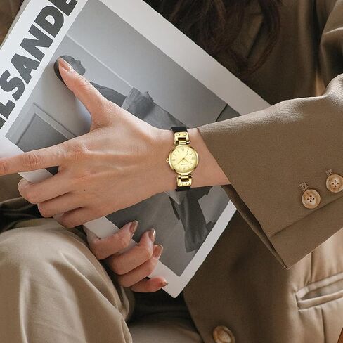 BEN NEVIS Watches for Women Elegant Classic Small Gold Leather Watch Easy Reader Women's Wrist Watches in Saudi Arabia