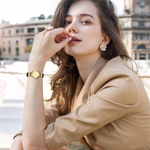 BEN NEVIS Watches for Women Elegant Classic Small Gold Leather Watch Easy Reader Women's Wrist Watches in Saudi Arabia