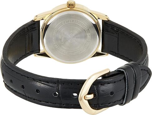 Casio Women's LTPV001GL-7B Black Leather Quartz Watch in Saudi Arabia