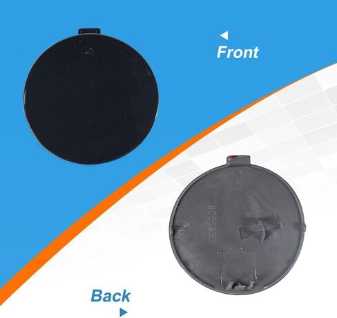 Car Front Bumper Tow Hook Cover Cap Towing Eye for BMW X6 M Aerodynamics Sport F16 2015 2016 2017 2018 2019 Trailer Cover Cap 51118065933 (Unpainted) in Saudi Arabia