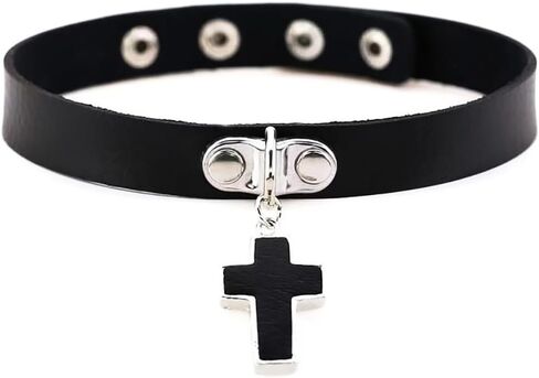 قبعة بانك البحرية - قبعة بيسبول على شكل جمجمة للنساء مع قلادتين باللون الأسود in Kuwait