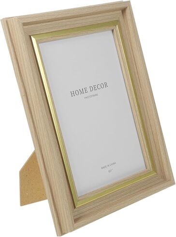 ERINGOGO Wooden Photo Stylish Desk Photo Display Holder for Pictures Wood Color for Home Decor and Photos in Saudi Arabia