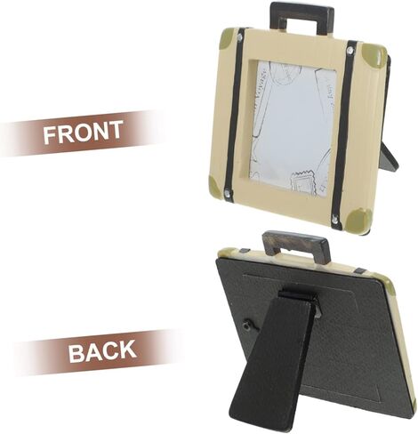 4pcs Antiqued Suitcase Shape Photo Frames Decorative Desk Picture Frames Home Photo Holder Perfect Present for Elderly in Saudi Arabia