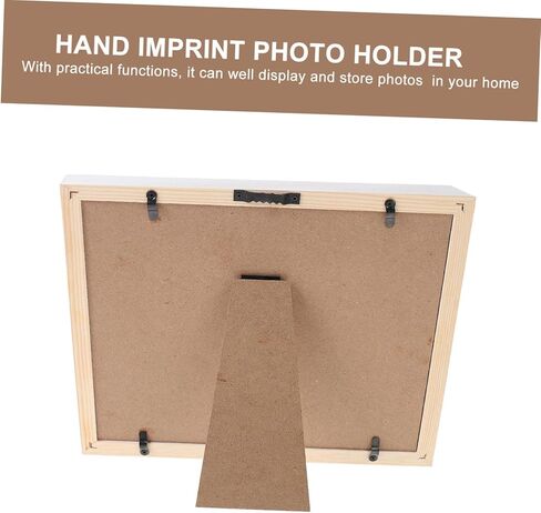 1set Unique Handprint Photo Frame Kit Ink Pad Keepsake Display for and Family Memories for Home Decor and in Saudi Arabia