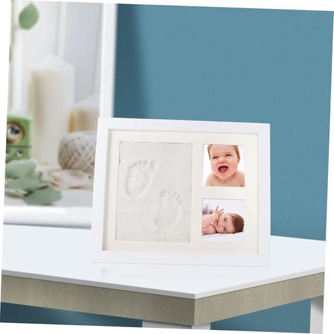 1set Unique Handprint Photo Frame Kit Ink Pad Keepsake Display for and Family Memories for Home Decor and in Saudi Arabia