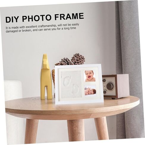 1set Unique Handprint Photo Frame Kit Ink Pad Keepsake Display for and Family Memories for Home Decor and in Saudi Arabia
