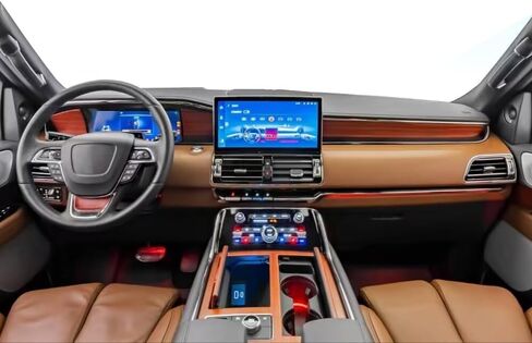 غطاء داش السيارة لعام 2018 2019 2020 2021 2022 2023 2024 لينكولن نافيجيتور مع ملحقات HUD غطاء لوحة القيادة حصيرة السجاد ظلة الزجاج الأمامي لا وهج جلد أسود in Kuwait