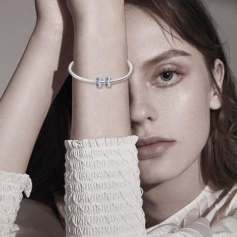 مجوهرات 2 قطعة مقاطع على السحر 925 الفضة الاسترليني الحب القلب أمي نجم البحر القمر سدادات الفواصل للنساء تناسب الأساور عيد الأم عيد الميلاد هدايا عيد الميلاد للأمهات الأصدقاء in Kuwait