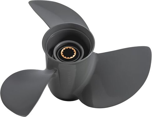 Aluminum 11 1/8x13 Outboard Boat Propeller fit Honda Engines 35-60 Hp 13 Spline Tooth, OEM Parts No. 59130-ZV5-013AH,Rh in Kuwait