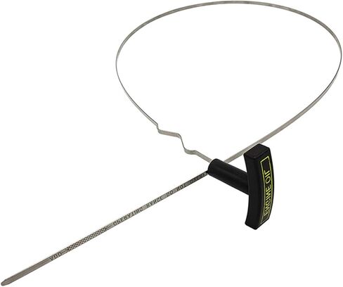 F81Z-6750-DA Engine Oil Level Dipstick Indicator, Stainless Steel Engine Oil Dipstick, Ford Dip Stick Replace, Compatible with 1999-2003 Ford F250 350 450 550 Excursion 7.3L D-iesel (Black) in Saudi Arabia