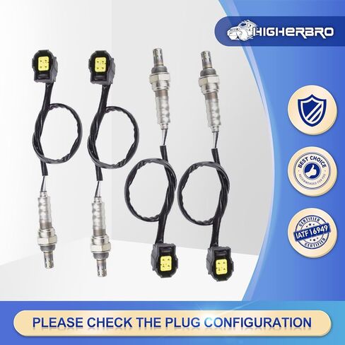 4X Upstream + Downstream Oxygen O2 Sensor 1 & 2 for Dodge & Jeep Ram 1500 2500 3500 Grand Cherokee Wrangler Liberty Chrysler 200 300 Town & Country Challenger Charger Durango in Saudi Arabia