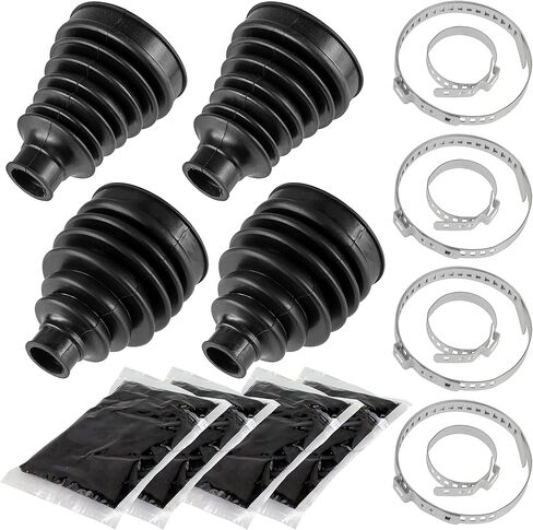 Caltric Caltric 2x Front Axle CV Boot Kit Complete Left/Right Compatible with Can-am 715900299 715900298 in Saudi Arabia