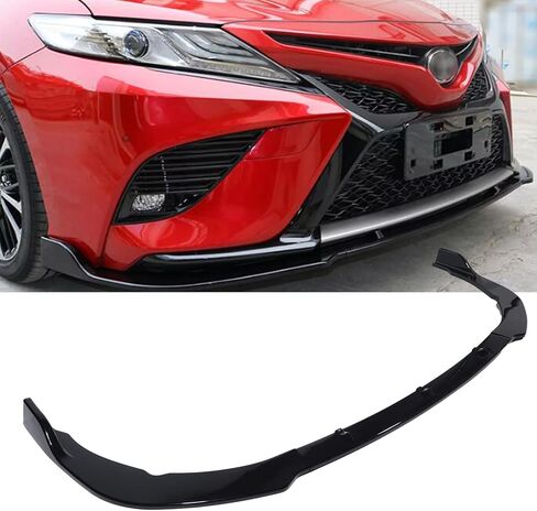 ZXMOTO Front Bumper Lip Spoiler Splitter Body Kit ABS Fit for Tyota Camry 2021 2022 2023 SE XSE(Sport Model) 3PCS Gloss Black in Saudi Arabia