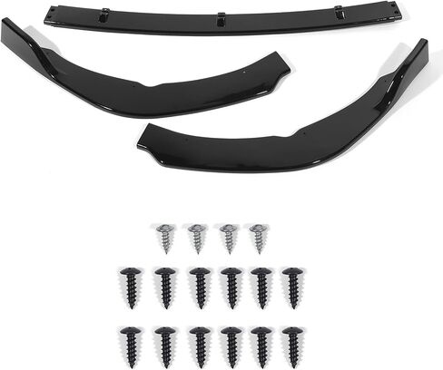 ZXMOTO Front Bumper Lip Spoiler Splitter Body Kit ABS Fit for Tyota Camry 2021 2022 2023 SE XSE(Sport Model) 3PCS Gloss Black in Saudi Arabia