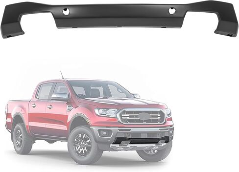 ستارة المصد السفلي الأمامية من KUAFU متوافقة مع استبدال Ford Ranger 2019-2023 لـ LB3Z17626DAPTM، FO1095288 مع فتحات استشعار، عاكس هواء أسود in Saudi Arabia