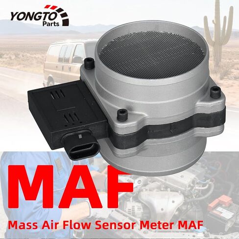 AF10044 Mass Air Flow Sensor Meter MAF Compatible with Chevrolet C1500 K1500 Truck 1996-99, Express Suburban C2500 K2500 1996-00, GMC Savana Yukon, Cadillac Escalade Replace OE 25008219 in Kuwait