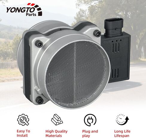 AF10044 Mass Air Flow Sensor Meter MAF Compatible with Chevrolet C1500 K1500 Truck 1996-99, Express Suburban C2500 K2500 1996-00, GMC Savana Yukon, Cadillac Escalade Replace OE 25008219 in Kuwait