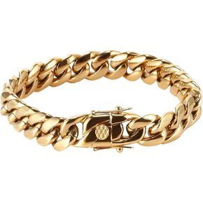 Solid 18K gold bracelet suitable for both men and women, Miami Cuban bracelet, Valentine's Day, birthday, Christmas gift box packaging, mesh bracelet in Saudi Arabia
