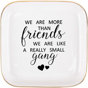 أفضل صديق هدايا عيد ميلاد الصداقة للنساء صينية المجوهرات، الصداقة التخرج عيد الميلاد زميل العمل أفضل الهدايا لأفضل صديق BFF عيد ميلاد مجوهرات خاتم صينية طبق in Kuwait