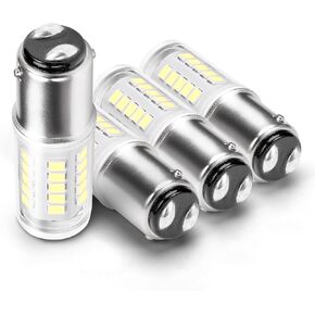 1156 BA15S LED Bulbs 12-24V, 1141 1003 7506 6000K Daylight White, Low Voltage Bayonet Single Contact, 5W 500LM Replacement For RV Landscape Interior Lights Camper Marine Boat Trailer Lights, 4Pack in Kuwait