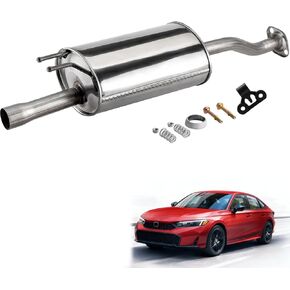 Ratzdala 54427 100% OEM Match,Stainless Steel Rear Exhaust Muffler,Fits 2002-2006 Honda CR-V Direct-fit Replacement, New Replacement W/Full Accessories Included 2 Hangers CRV2 in Saudi Arabia