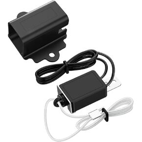 SnowyFox مقطورة الانفصال التبديل الطوارئ الكهربائية الفرامل التبديل، 4.7 FT الفرامل بعيدا مقطورة كابل مع 4 FT الحبل الصلب مضفر وحامل المكونات مقطورة لمقطورات السفر RV، RV سحب التبعي in Kuwait